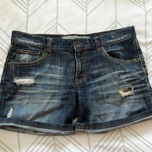 Dark wash jean shorts - sz 5